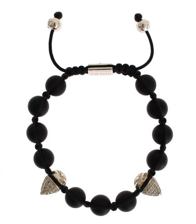 Matte Onyx CZ Sterling 925 Silver Bracelet