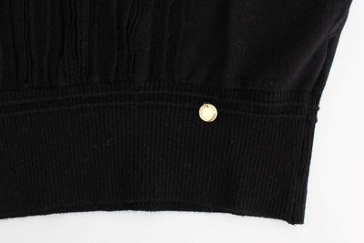 Black short sleeved jumper