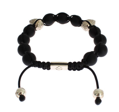 Matte Onyx CZ Sterling 925 Silver Bracelet
