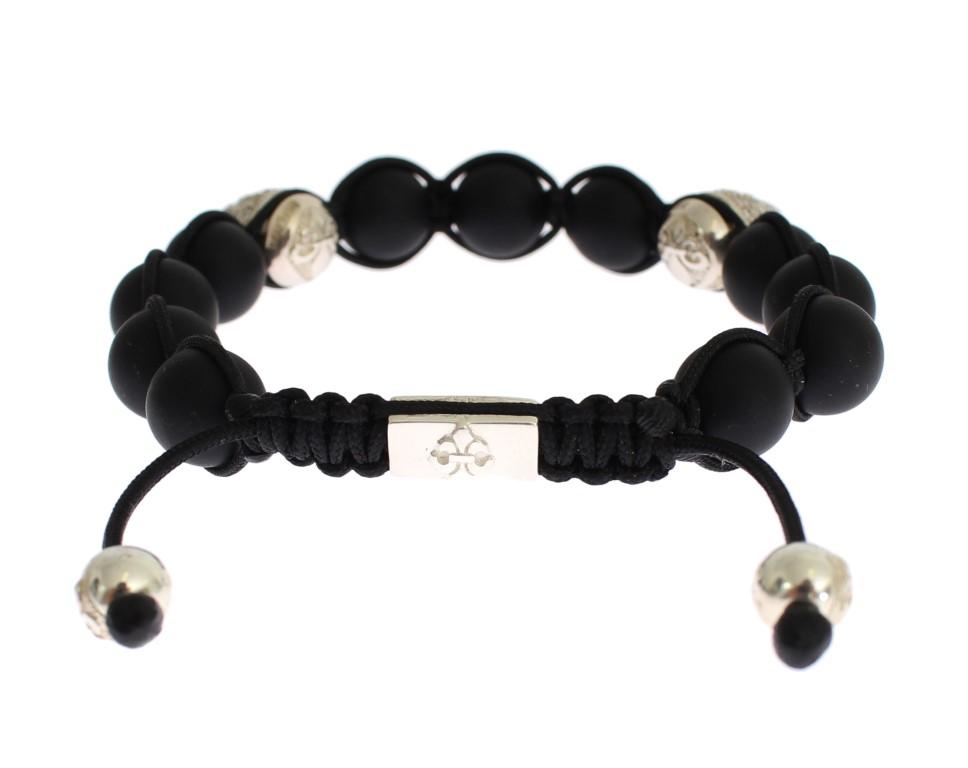 Matte Onyx CZ Sterling 925 Silver Bracelet