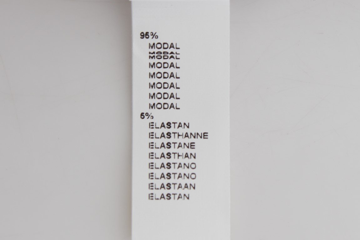 Gray Modal Stretch Crew-neck Underwear T-shirt