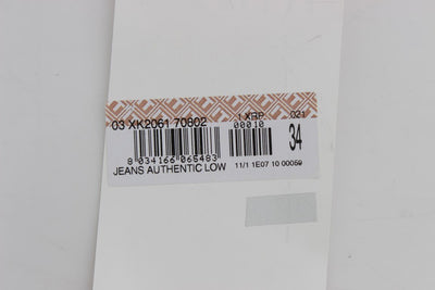 Beige Cotton Stretch Regular Fit Jeans