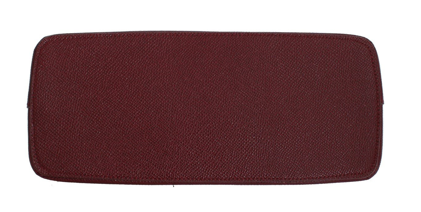 Bordeaux Leather Cosmetic Toiletry Bag
