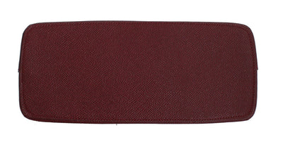 Bordeaux Leather Cosmetic Toiletry Bag