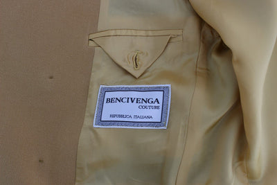 Yellow Three Button Blazer Jacket
