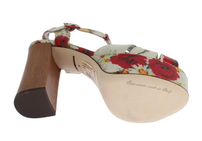 Multicolor Platform Leather Sandal Shoes