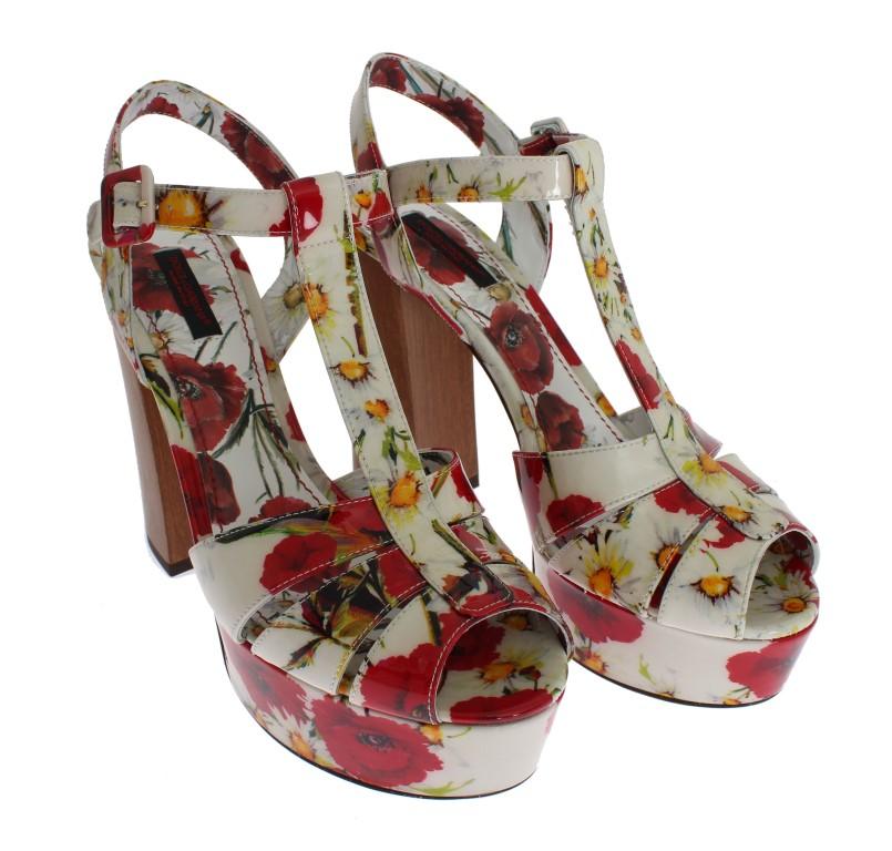 Multicolor Platform Leather Sandal Shoes