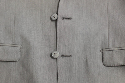 Gray Three Piece Wool Silk MARTINI Suit