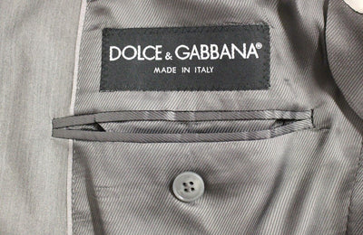 Gray Three Piece Wool Silk MARTINI Suit
