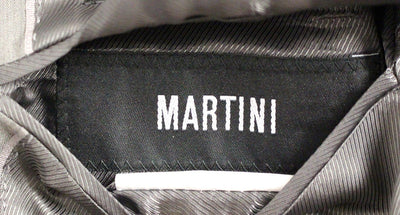 Gray Three Piece Wool Silk MARTINI Suit