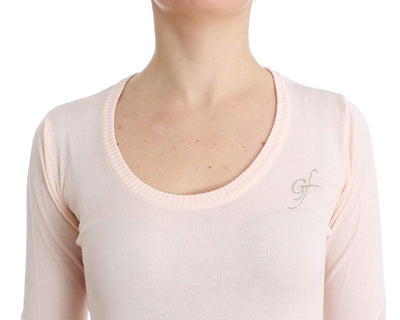 Pink Crewneck Sweater Pullover