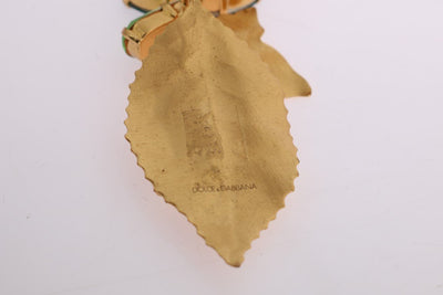 Gold Brass Insect Crystal Clip On Earrings