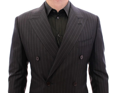 Black Striped Double Breasted SICILIA Suit