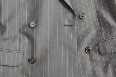 Black Striped Double Breasted SICILIA Suit