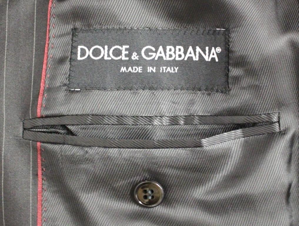Black Striped Double Breasted SICILIA Suit