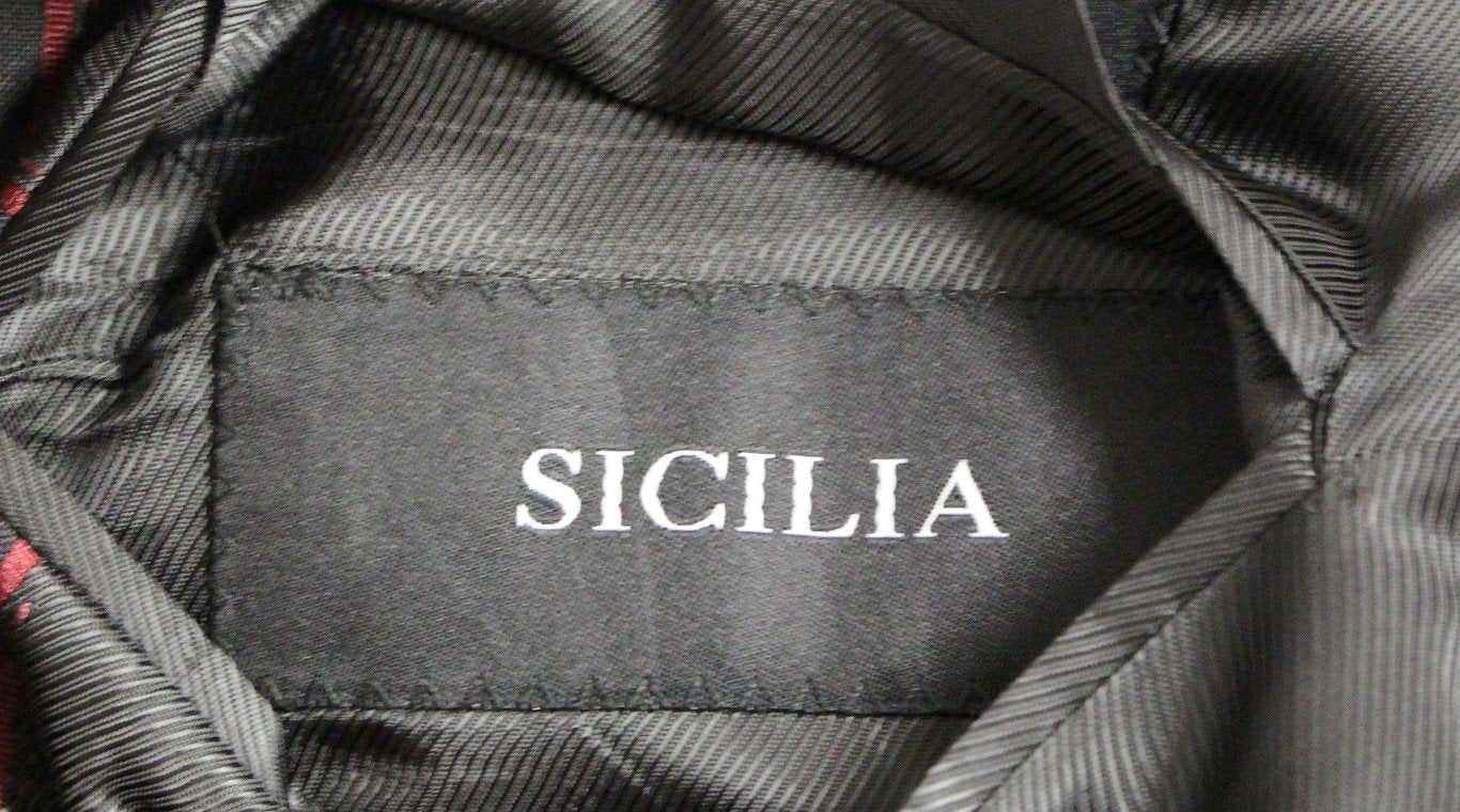 Black Striped Double Breasted SICILIA Suit