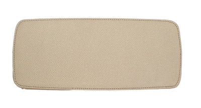White Leather Cosmetic Toiletry Bag
