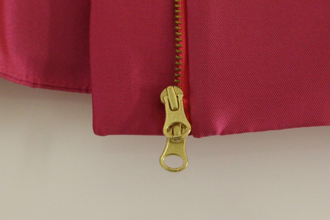 Pink silk blend jacket