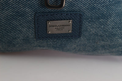 Blue Dog Pattern Canvas Toiletry Bag