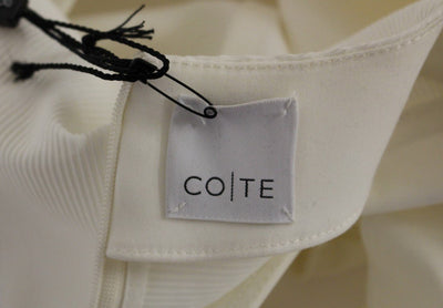 White cotton sheath dress