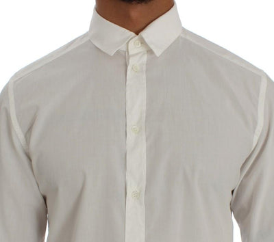 White Cotton GOLD Slim Fit Shirt