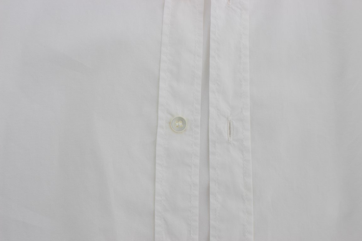 White Cotton GOLD Slim Fit Shirt