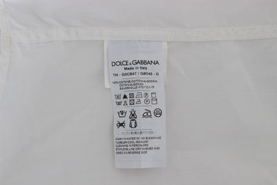 White Cotton GOLD Slim Fit Shirt