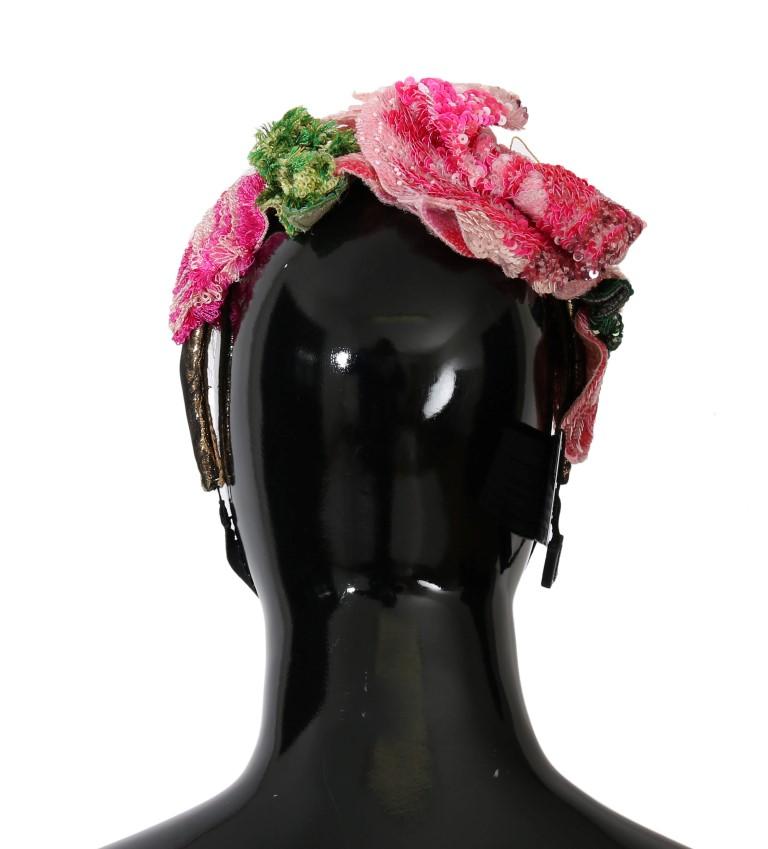 Pink Hair Sicily Floral Headband