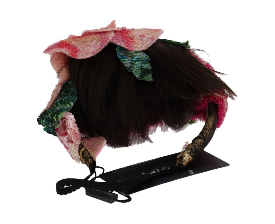 Pink Hair Sicily Floral Headband