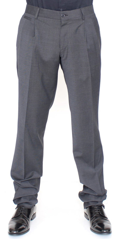 Gray Wool Stretch Ventanni Pants