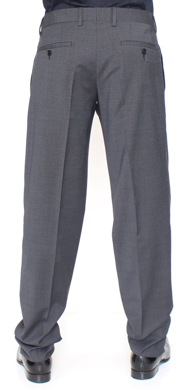 Gray Wool Stretch Ventanni Pants