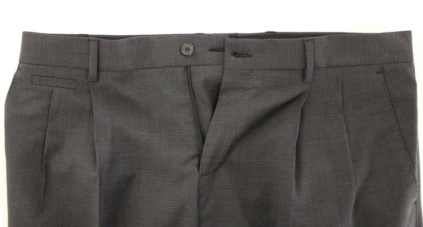 Gray Wool Stretch Ventanni Pants
