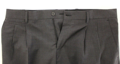 Gray Wool Stretch Ventanni Pants