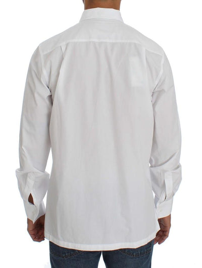 White Cotton Dress Formal Slim Fit Shirt