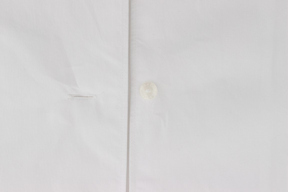 White Cotton Dress Formal Slim Fit Shirt