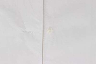 White Cotton Dress Formal Slim Fit Shirt