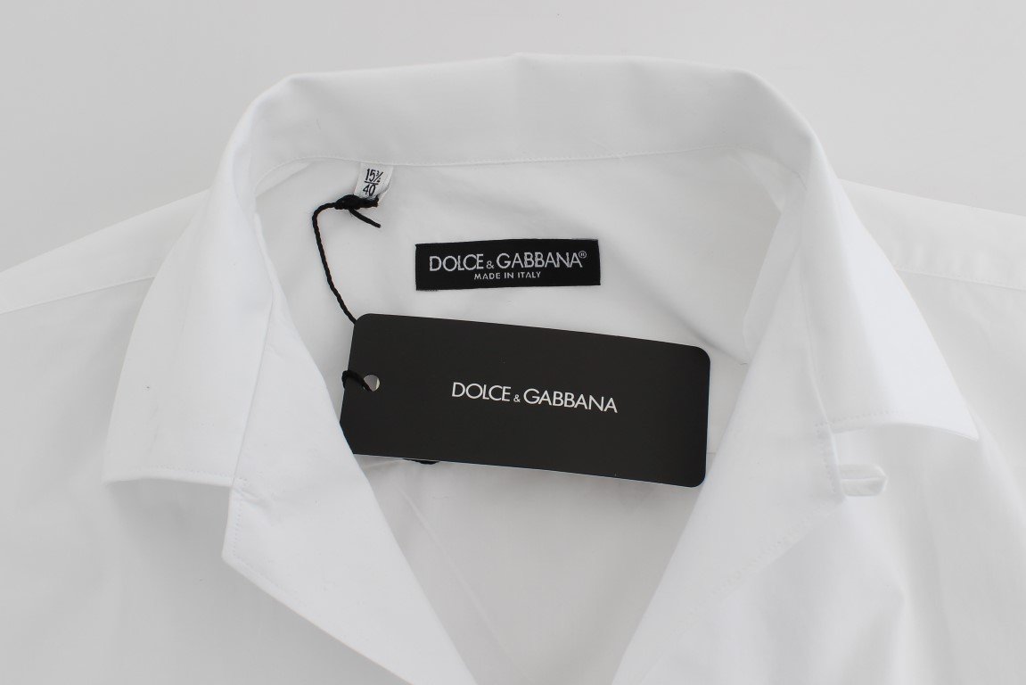 White Cotton Dress Formal Slim Fit Shirt