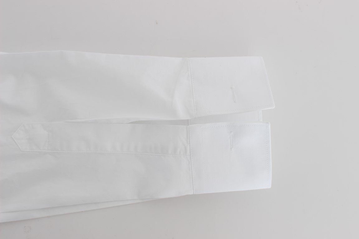 White Cotton Dress Formal Slim Fit Shirt