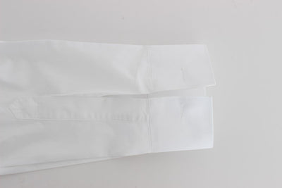 White Cotton Dress Formal Slim Fit Shirt