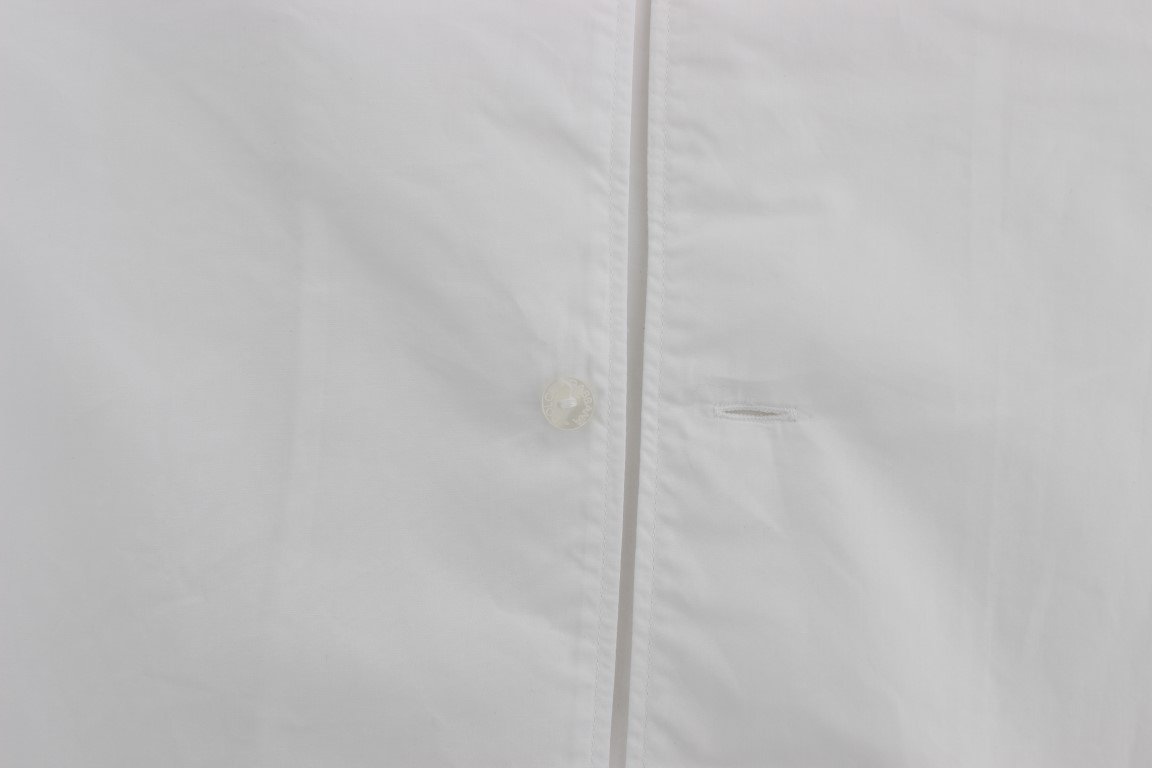 White 3/4 Sleeve Regular Fit Shirt