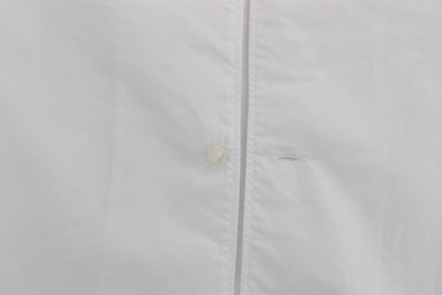 White 3/4 Sleeve Regular Fit Shirt