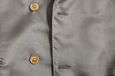 Brown silk slim fit blazer