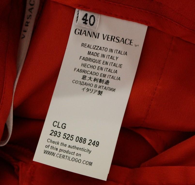 Red Pants Cropped 3/4 Short Nude Capri