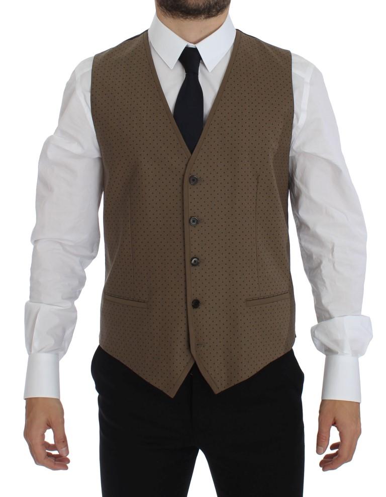 Green Polka Wool Stretch Blazer