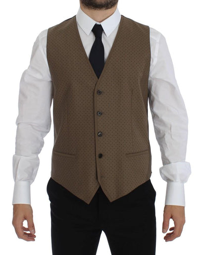 Green Polka Wool Stretch Blazer