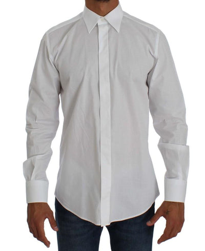 White Cotton Dress MARTINI Slim Fit Shirt
