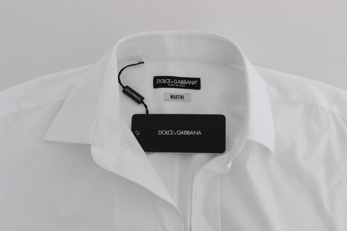 White Cotton Dress MARTINI Slim Fit Shirt