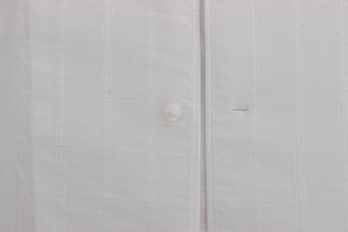 White Cotton Dress Formal Slim Fit Shirt