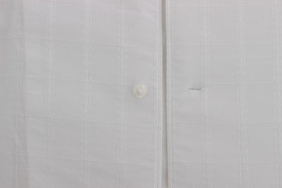 White Cotton Dress Formal Slim Fit Shirt