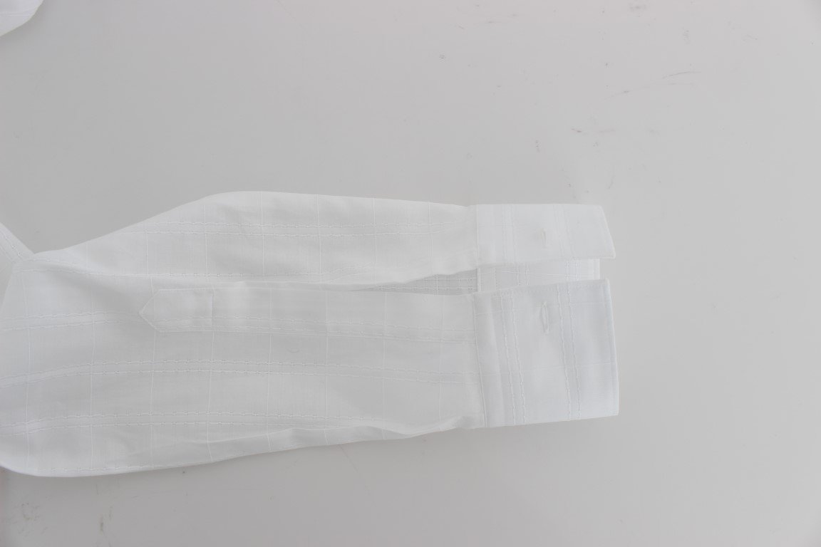 White Cotton Dress Formal Slim Fit Shirt